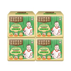 슈퍼대디 기저귀 네이처마일드 밤부 팬티 키즈형 18P X 4팩