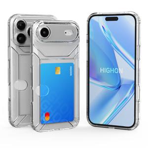 아이폰17 프로 맥스 케이스 글로우 커버 카드수납 투명 젤리