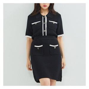 [로엠]반팔 카라 가디건 (RMCKC38S53-T)