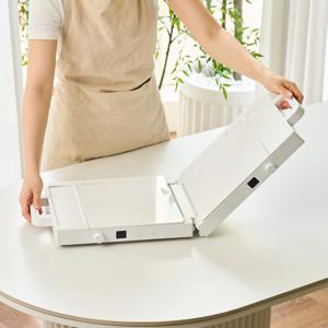 에코제트 2구 접이식 플립 인덕션 간편보관 가정용 휴대용 전기레인지 ET-3500