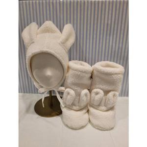 쇼콜라 리아토끼모워머세트 (TTOWHT054A)겨울방한외출백일돌선물