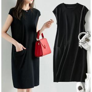 봄원피스 여성민소매포켓원피스 여자 여리 치마 여름 나시 1P
