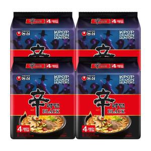 농심 케데헌 패키지 신라면 블랙 16개