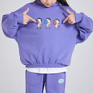 [스파오][키즈] 삼남매 크롭 후드 (SPMHB49KG1-T)