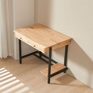 이니스 참죽원목 철제 입식 컴퓨터책상 900 책상 컴퓨터책상 입식책상 원목책상 서랍형책상 입식테이블 철제책상 오피스가구 사무용책상