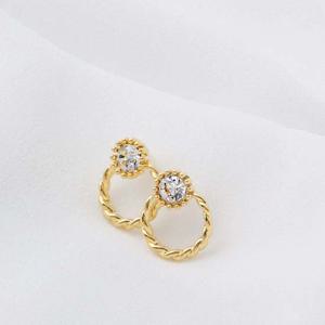 실리콘귀걸이 썬플라워링 2종