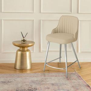 아트박스/가구느낌 시엘실버바체어 아일랜드식탁 홈바의자