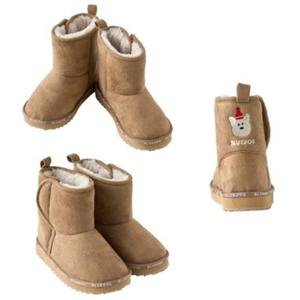 [블루독8-키즈] 브라운 베이직 부츠 퍼안감 겨울 운동화 신발방한 썰매장 두돌선물 초등 25C1982504