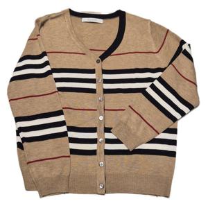 [안지크]버버리체크니트가디건 AJ3KC5140