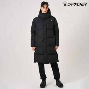 [스파이더] 남성 퍼포먼스 벤치 다운 롱패딩 SPKWCNDJ208MBLK