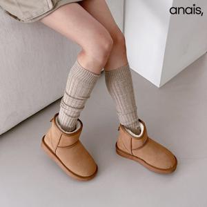 [아나이스] 소가죽 털안감 숏부츠 3cm_25F170 [무료배송]