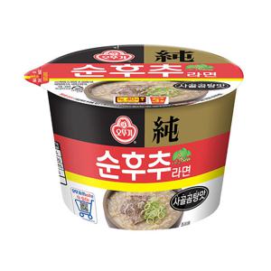컵라면 큰사발 오뚜기 순후추 사골곰탕맛 105g 12개