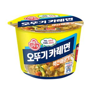 컵라면 큰사발 오뚜기 카레면 약간매운맛 110g 12개