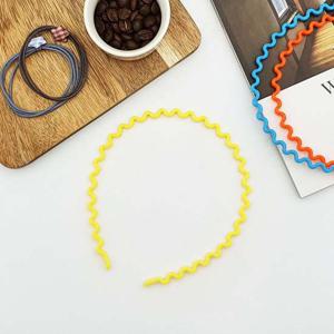 웨이브 컬러 머리띠 세안머리띠 웨이브머리띠 플라스틱머리띠 남자머리띠 여자머리띠