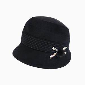 [닥스(모자)]여성 스티치 디테일 3단 벙거지 DK58WBI001