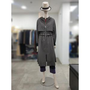 SI 세이브존04 프릴 셔링 롱 후드 집업 점퍼 SJM2121100KH