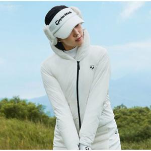 테일러메이드  2025F W 여성 엑셀러 구스다운 경량점퍼 TWDJE8102-101 화이트