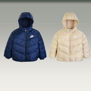 [나이키키즈PG]  4세-7세 패딩점퍼 덕다운 A254D110P(105-130) 모노그램숏다운자켓