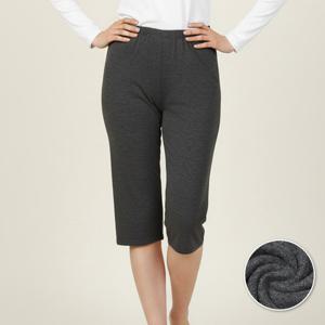 바풀 HM DY 187820 얇은 기모 보온 바지 8부 워머 속바지