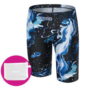 아레나 남성 수영복 4부 사각 A5FM1MD13 NVY 가방 수모행거 증정