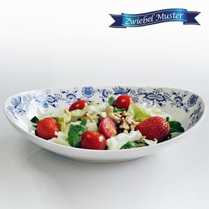 쯔비벨무스터 타원 쿠프 1p (대형 접시)