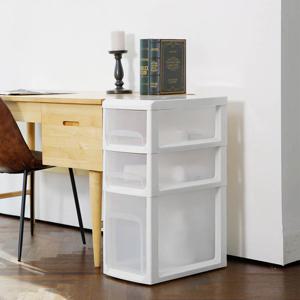 와이드슬림서랍장3단