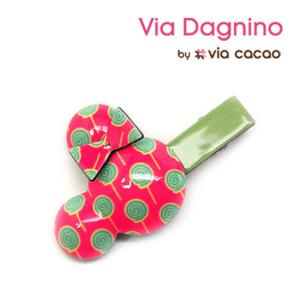 [비아대그니노] 알러지제로 유아 헤어핀 - 롤리팝 미니