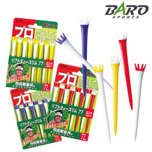 [TABATA GOLF] 일본정품타바타 골프티GV-1408 리프트슬림티 77mm
