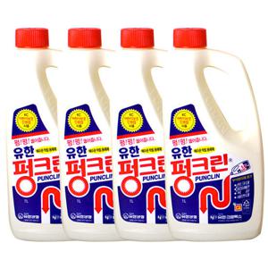 [유한양행]유한락스 펑크린1L×4개