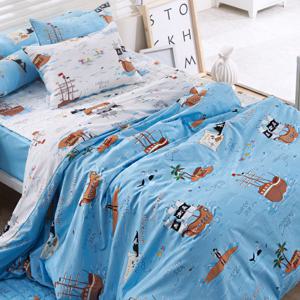 [올리버키즈] 해적 아동 순면트윌 홑겹이불커버/베개세트 S