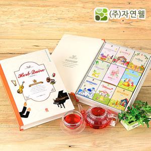 자연웰/허브콰이어(허브차) 선물세트 홍차 얼그레이 로즈힙