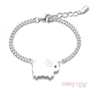 [베이비로우]양 실버 미아방지 팔찌_RSB0021