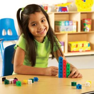 (러닝리소스)LER7584 스냅큐브100pcs/유아교구/블럭놀이