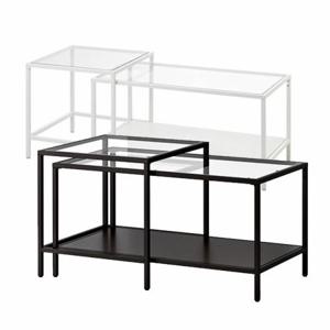 이케아 VITTSJO 빗셰 네스팅테이블 2종 세트 90x50cm 커피테이블 소파테이블 거실테이블