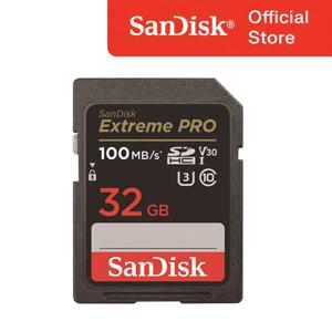 샌디스크 익스트림 프로 SD Card V30 32GB 32기가 고속전송 고해상도 4K UHD 비디오촬영 SD카드 Extreme Pro SDSDXXO