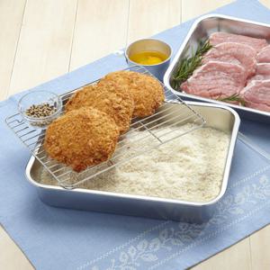 카라신 사각 스텐 트레이 깊은형(중) SET