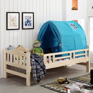 스페이스 원목 싱글 초등 학생 공주 어린이 침대 (원목깔판