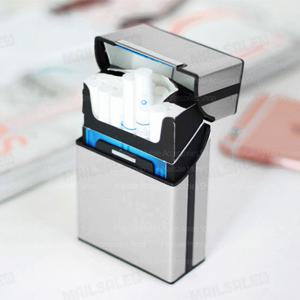 메탈 담배 케이스 실버