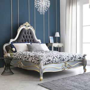 유캐슬 셀린느 엔틱 킹침대 실버