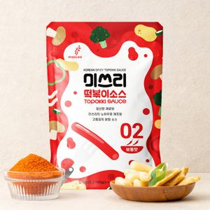 미쓰리 떡볶이소스 2단계 보통맛 100g
