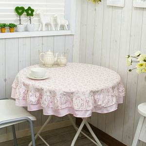 리빙데코 까뜨리느원형테이블커버180 주문제작상품