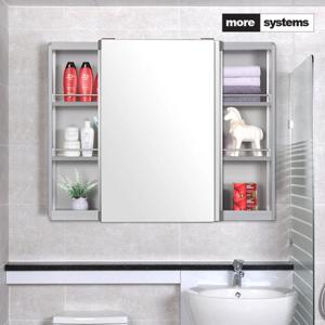 전면거울 알미늄 슬라이드 욕실장 900X800 욕실수납장 B형