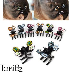 [타키비즈] 더블플라워 미니 집게핀