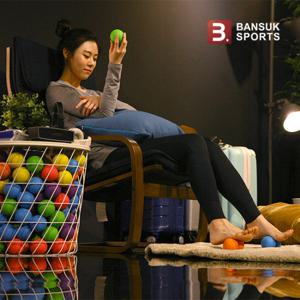 [반석스포츠] 라크로스볼 더블/땅콩볼/안마볼/지압볼/스트레칭