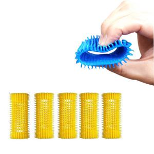 말랑 헤어롤 구르프세트 미디엄 옐로우_31 5개입