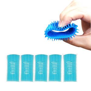 말랑 헤어롤 구르프세트 미디엄 스카이블루_35 5개입