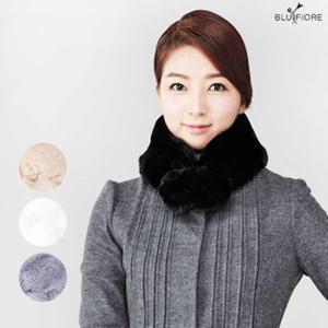 [블루피오레] 인조 퍼 방울 머플러 BF1678