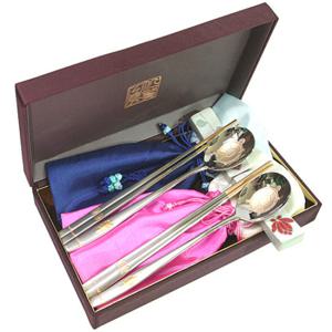 [박씨상방] 고급 샌딩거북이 금수저, 수복(비단주머니+수저받침