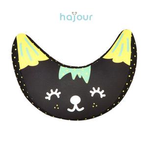 [하쥬르] 반달 목쿠션 - 행복이 /카시트목베개/안전벨트베개