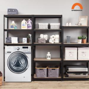 [스피드랙]세탁기 세탁실 수납 1100x400x1800_2단 앵글선반